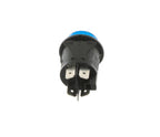 Blue Round Momentary Push Button 2 Pole 16A 250V 25mm - Commercial Catering Equipment Spare