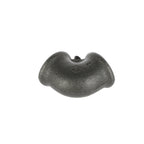 1/2 inch Black Iron 90 Degree Elbow F/F - BSP Gas Pipe Fitting for Commercial Catering