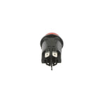Red Round Latching Push Button 2 Pole 16A 250V 25mm - Commercial Catering Equipment Spare