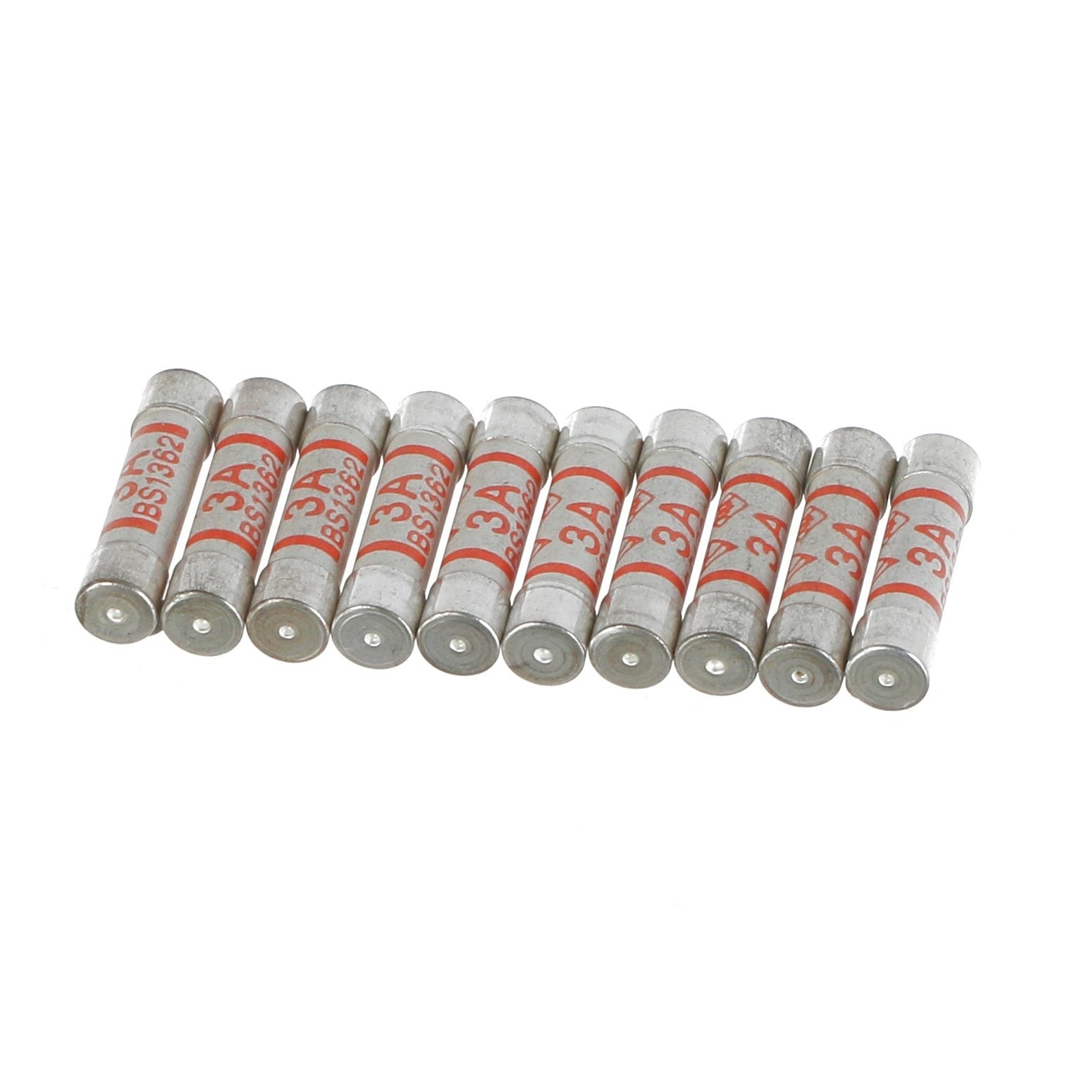 3A Quick Acting Cartridge Fuse 6.3 x 25mm - Commercial Catering Spare (Pack of 10)