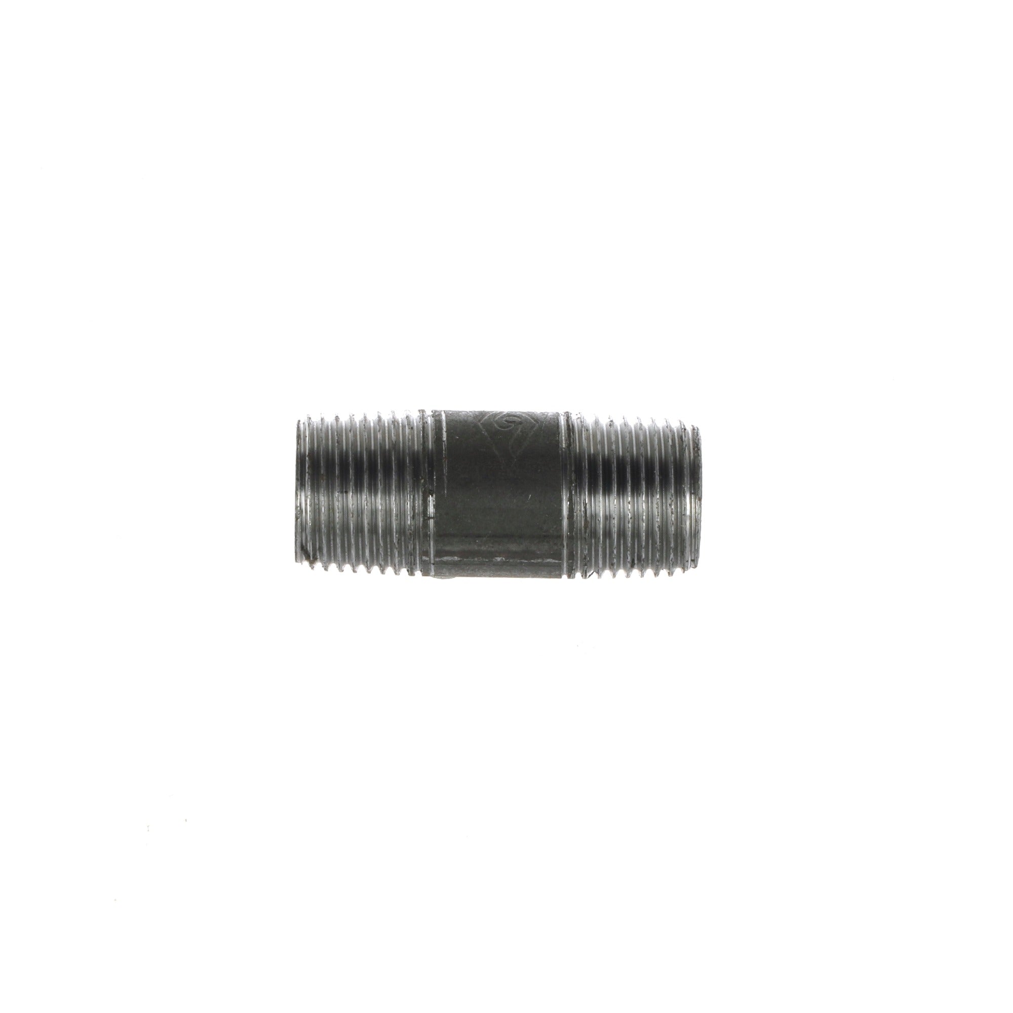 1/2 inch Black Iron Barrel Nipple BSP Gas Pipe Fitting for Commercial Catering