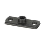 M10 Backplate - Black Iron Gas Pipe Clip Mounting Plate