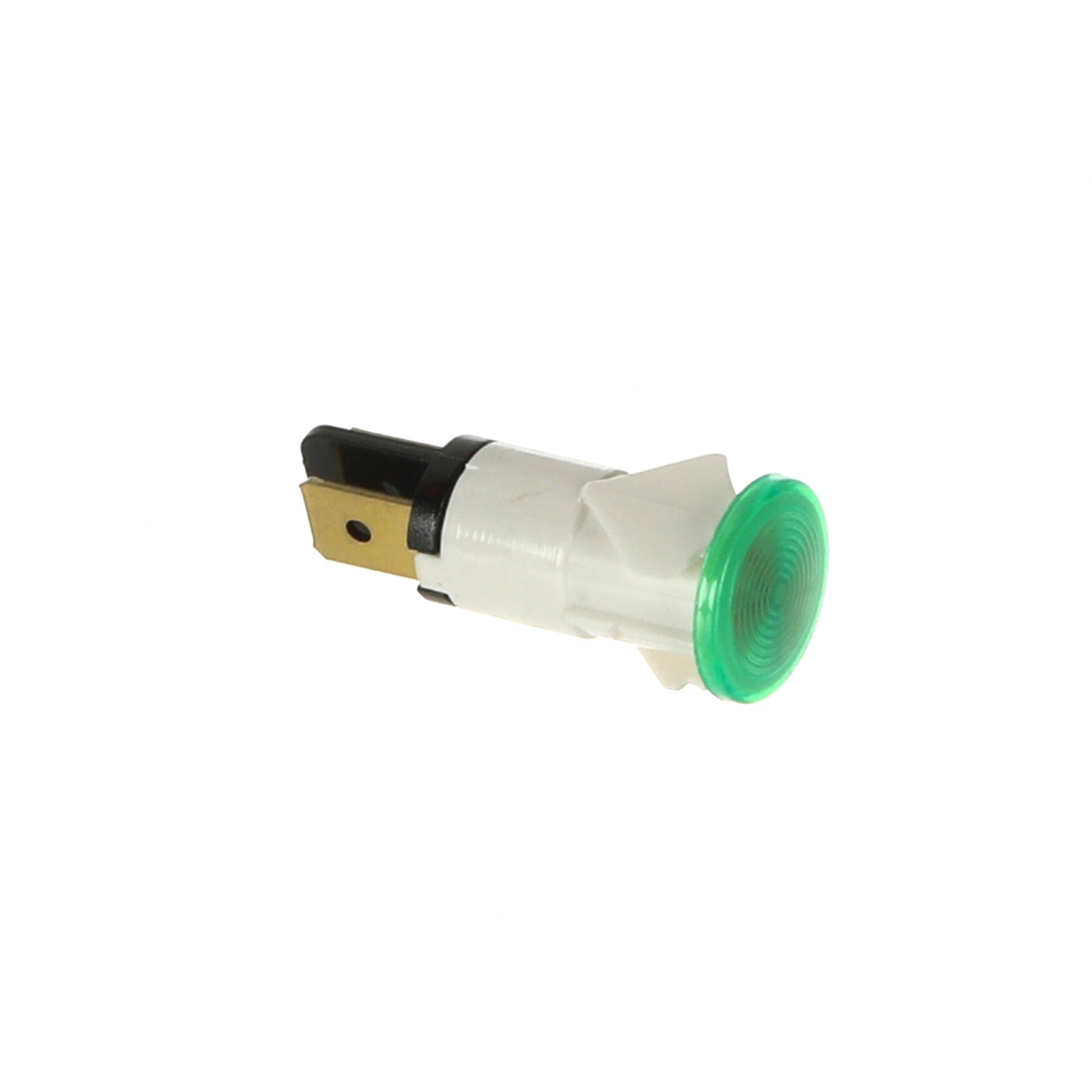 Green Round Indicator Light 230V 12mm Panel Mount - Commercial Catering Equipment Spare