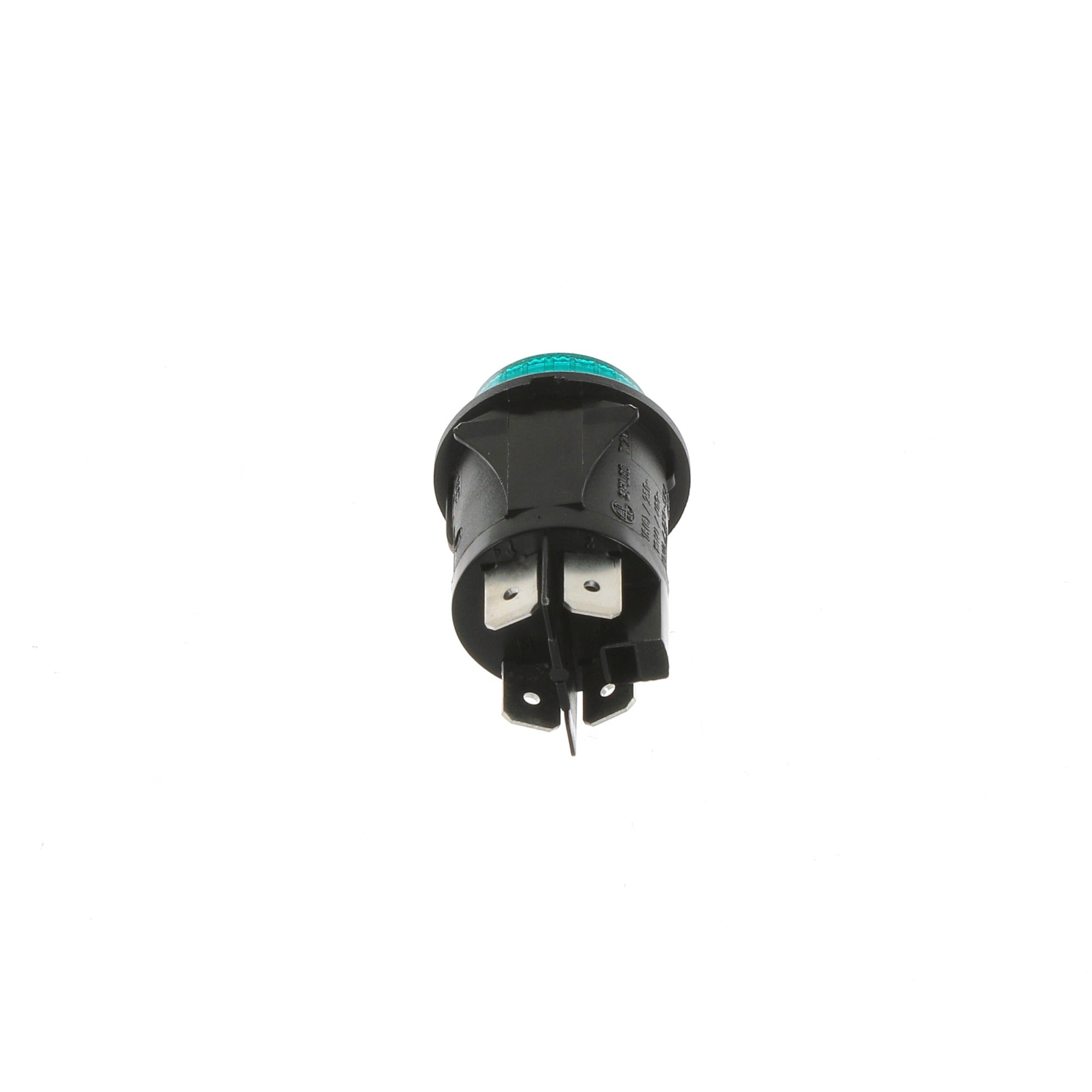 Green Round Latching Push Button 2 Pole 16A 250V 25mm - Commercial Catering Equipment Spare
