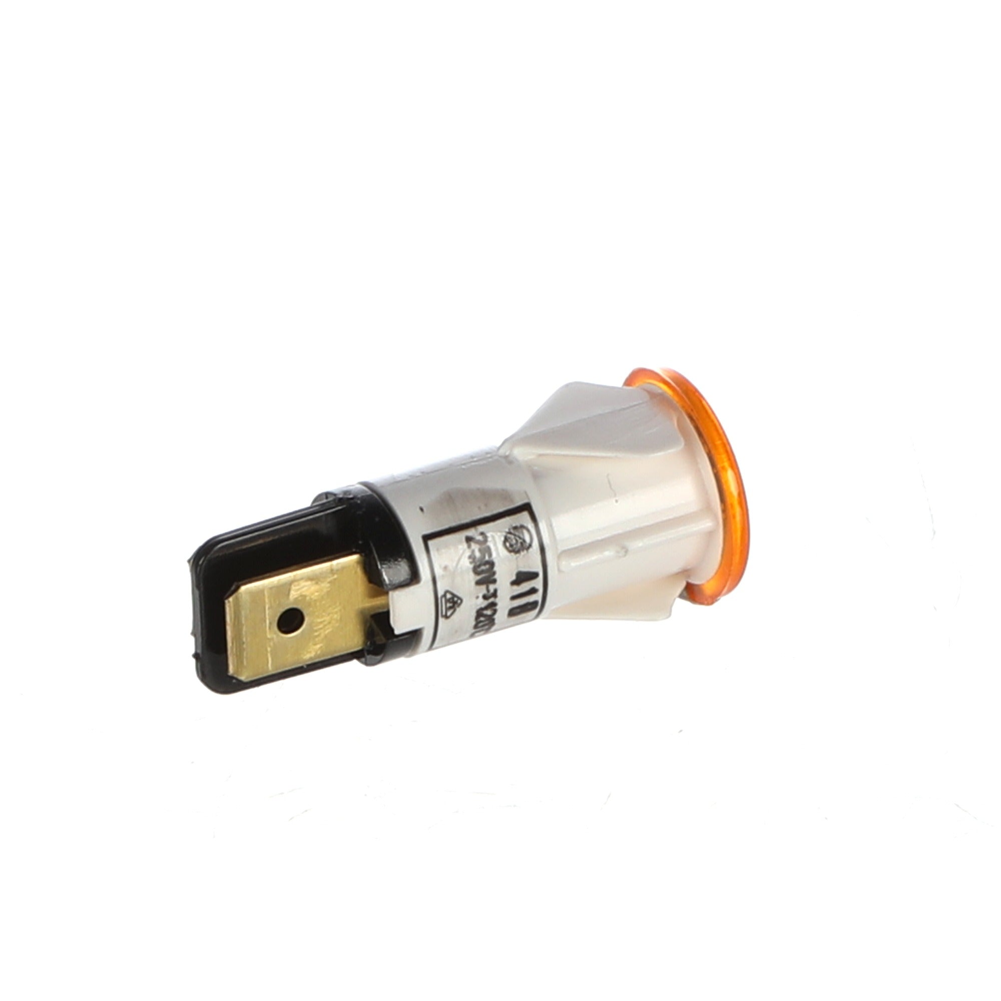 Amber Round Indicator Light 230V 12mm Panel Mount - Commercial Catering Equipment Spare