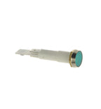 Green Round Indicator Light 230V 10mm Chrome Bezel - Commercial Catering Equipment Spare