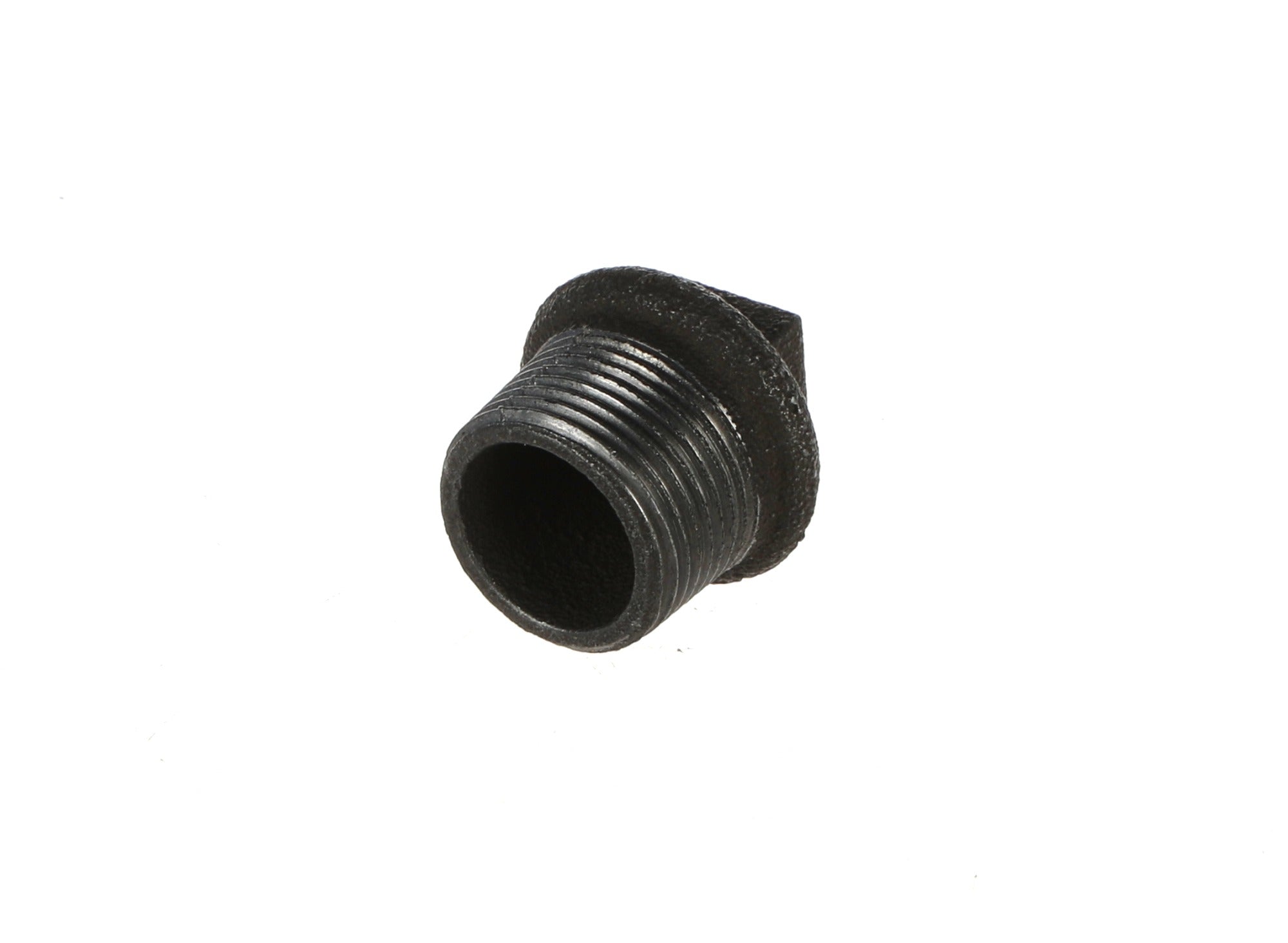 3/4 inch Black Iron Male Plug - BSP Gas Pipe Fitting for Commercial Catering