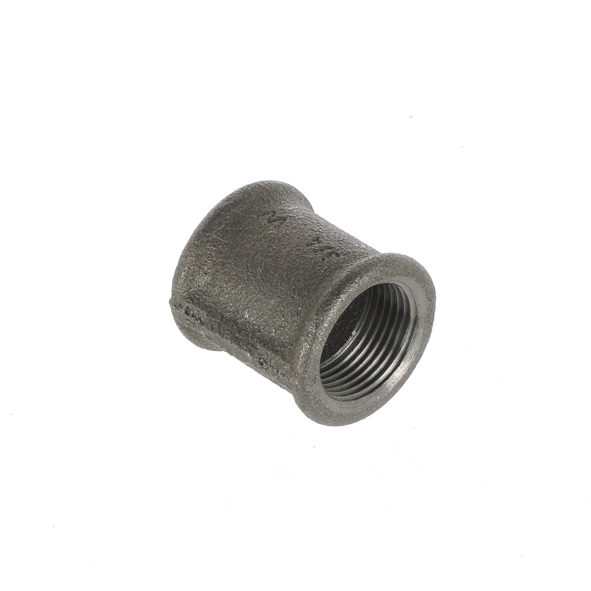 3/4 inch Black Iron Socket Coupler - BSP Gas Pipe Fitting for Commercial Catering