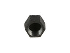 3/4 inch Black Iron Female Plug Cap - BSP Gas Pipe Fitting for Commercial Catering