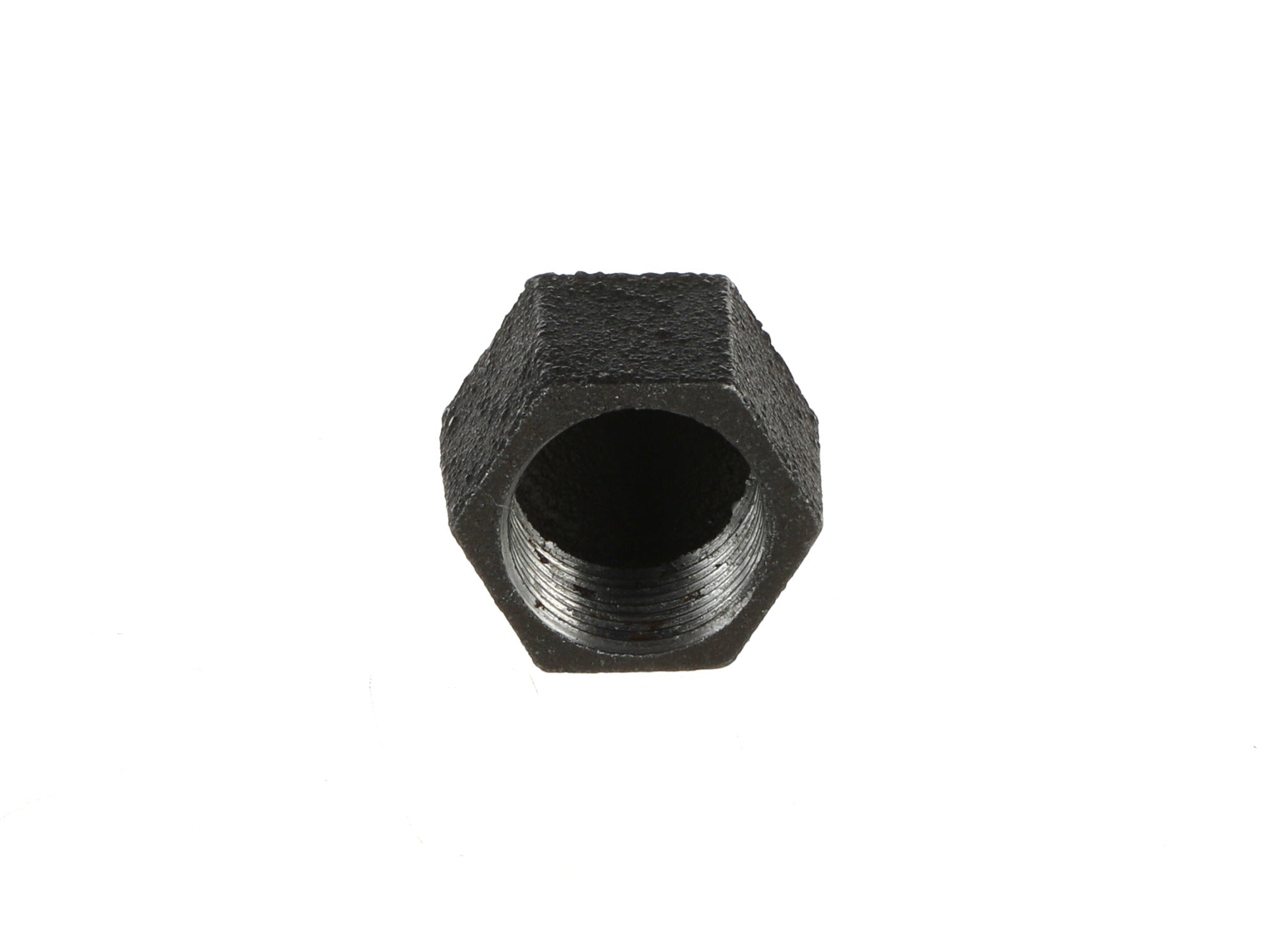 3/4 inch Black Iron Female Plug Cap - BSP Gas Pipe Fitting for Commercial Catering