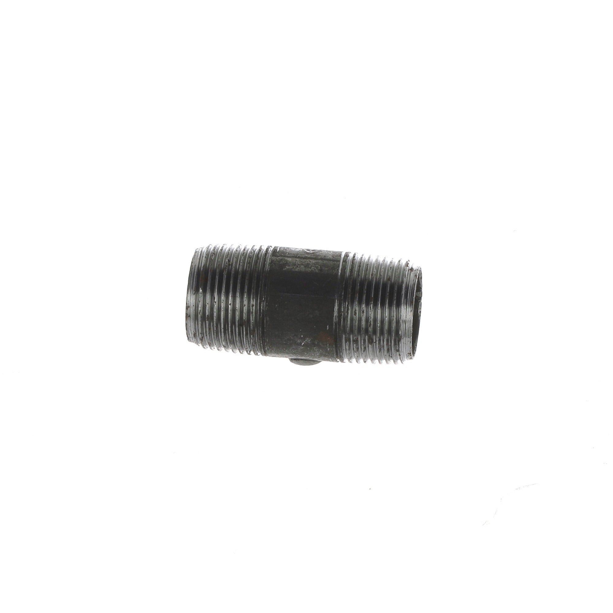 3/4 inch Black Iron Barrel Nipple - BSP Gas Pipe Fitting for Commercial Catering