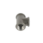 1/2 inch Black Iron Equal Tee - BSP Gas Pipe Fitting for Commercial Catering