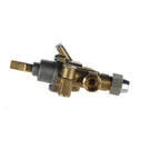 PEL 22S/O Gas Tap Safety Valve - PTVS-1045 with pilot, outlet ø12/10mm, below