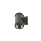 3/4 inch Black Iron Equal Tee - BSP Gas Pipe Fitting for Commercial Catering