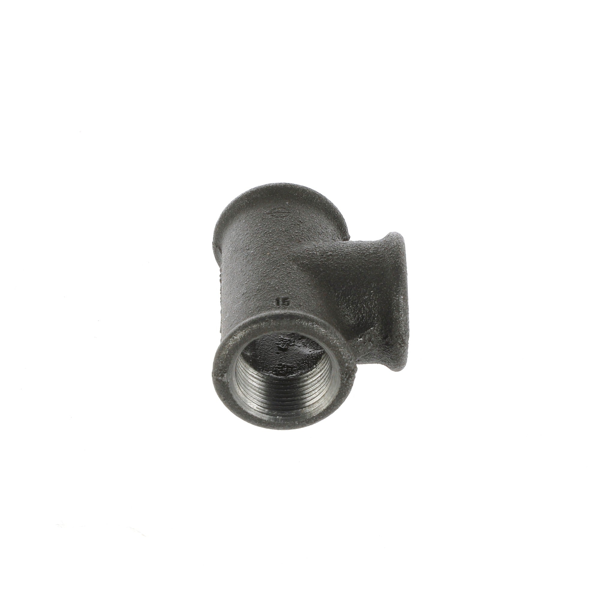 3/4 inch Black Iron Equal Tee - BSP Gas Pipe Fitting for Commercial Catering