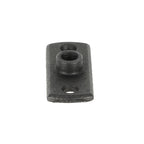 M10 Backplate - Black Iron Gas Pipe Clip Mounting Plate