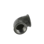 3/4 inch Black Iron 90 Degree Elbow F/F - BSP Gas Pipe Fitting for Commercial Catering