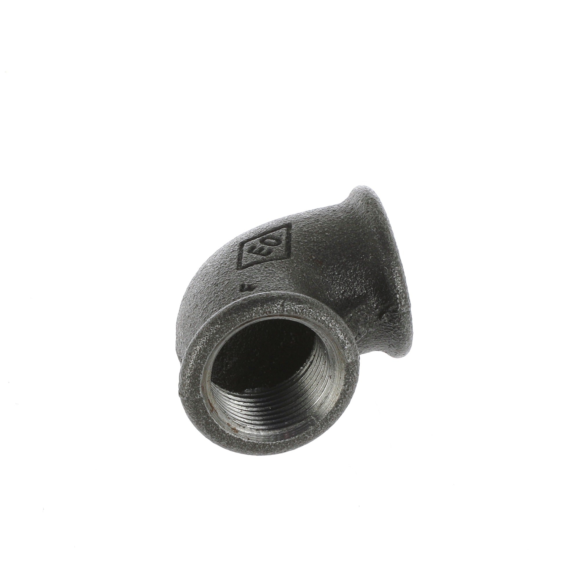 3/4 inch Black Iron 90 Degree Elbow F/F - BSP Gas Pipe Fitting for Commercial Catering