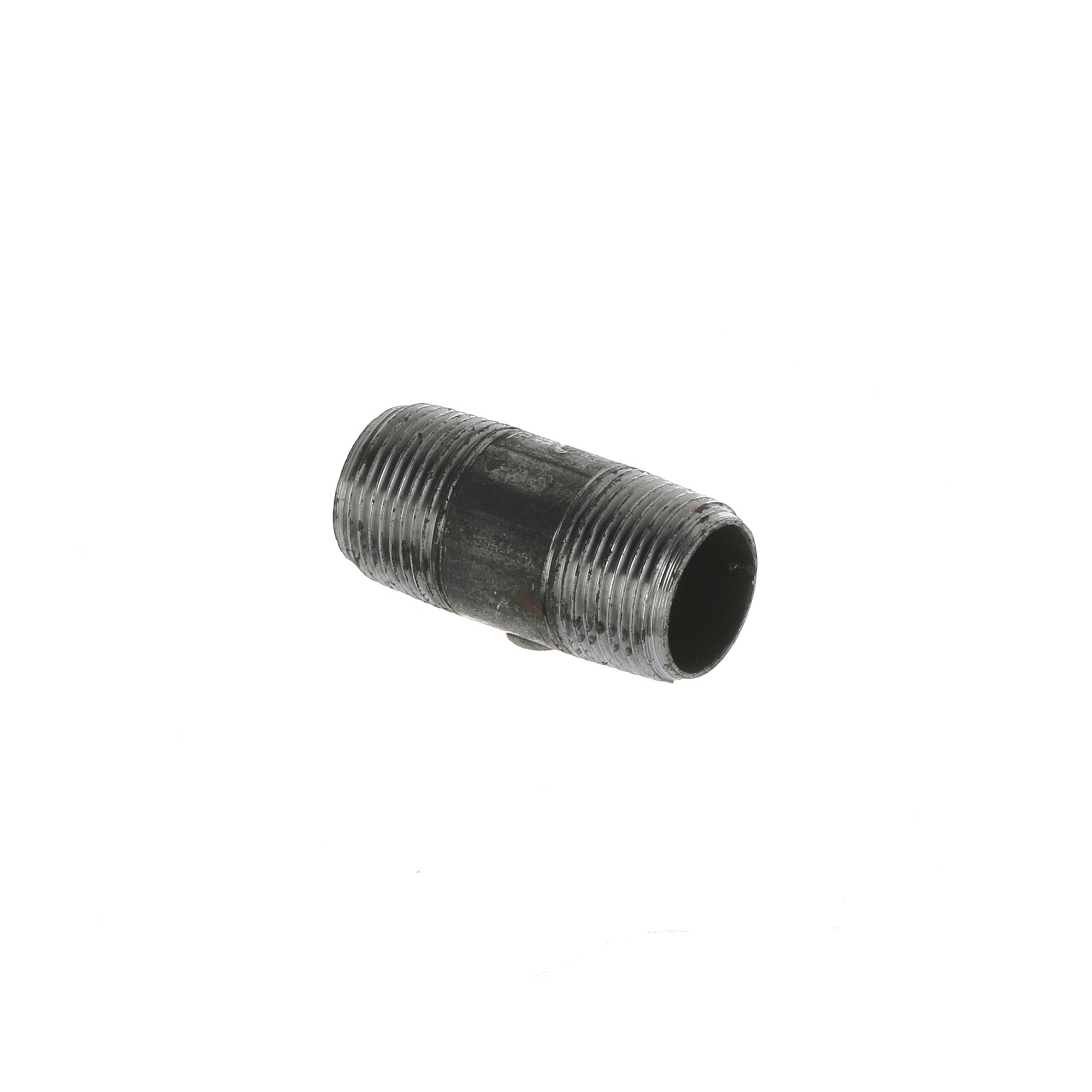 3/4 inch Black Iron Barrel Nipple - BSP Gas Pipe Fitting for Commercial Catering