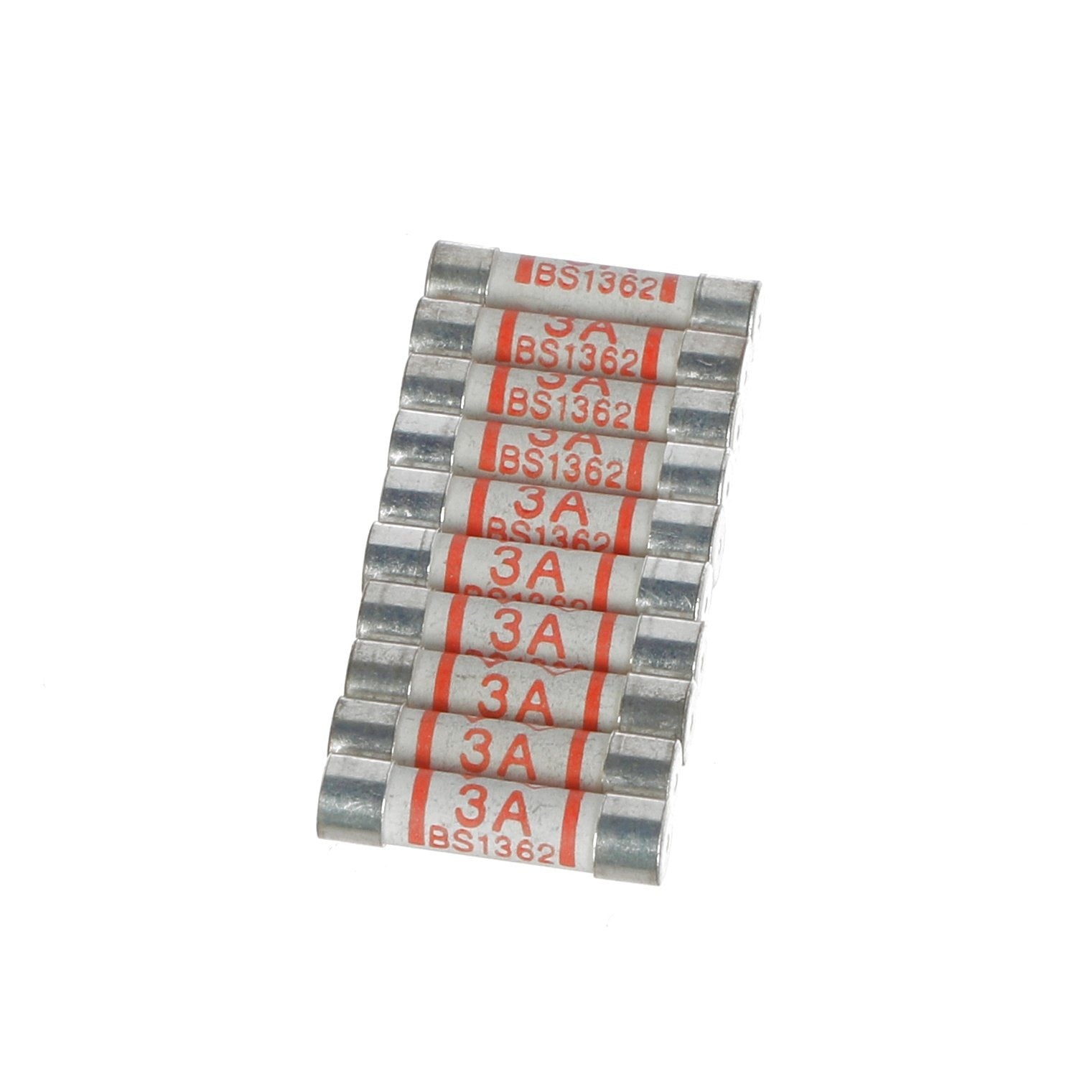 3A Quick Acting Cartridge Fuse 6.3 x 25mm - Commercial Catering Spare (Pack of 10)
