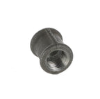 1/2 inch Black Iron Socket Coupler - BSP Gas Pipe Fitting for Commercial Catering