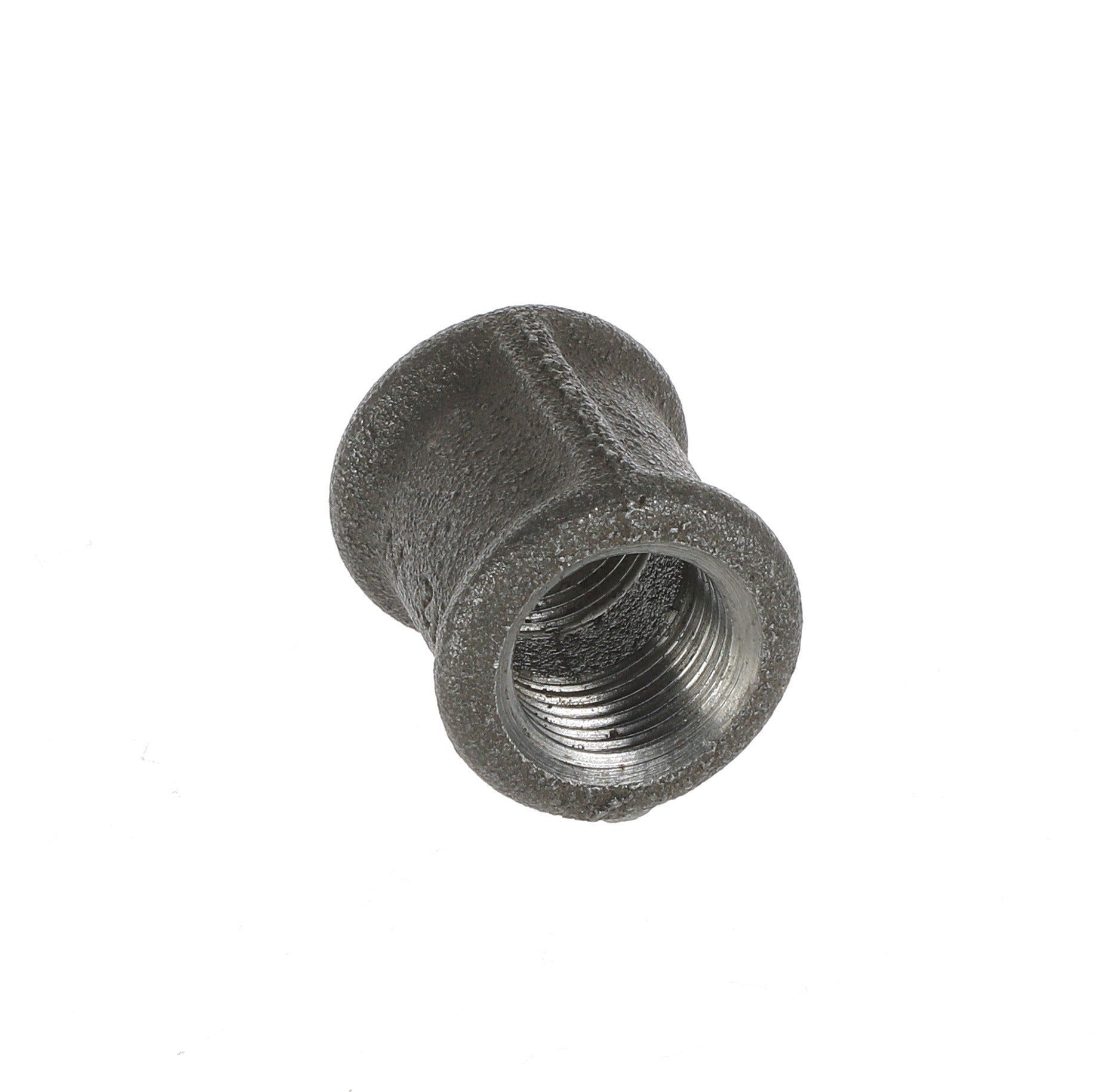 1/2 inch Black Iron Socket Coupler - BSP Gas Pipe Fitting for Commercial Catering