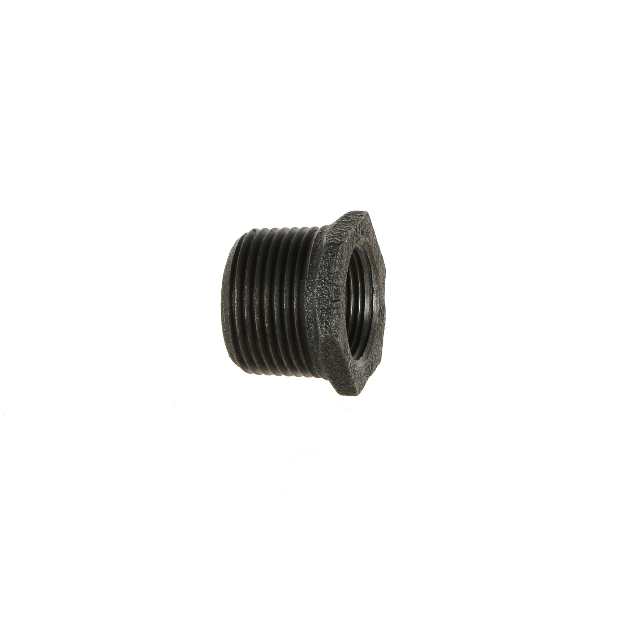 1 inch x 3/4 inch Black Iron Reducing Bush  BSP Gas Pipe Fitting for Commercial Catering