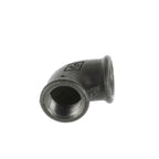 3/4 inch Black Iron 90 Degree Elbow F/F - BSP Gas Pipe Fitting for Commercial Catering