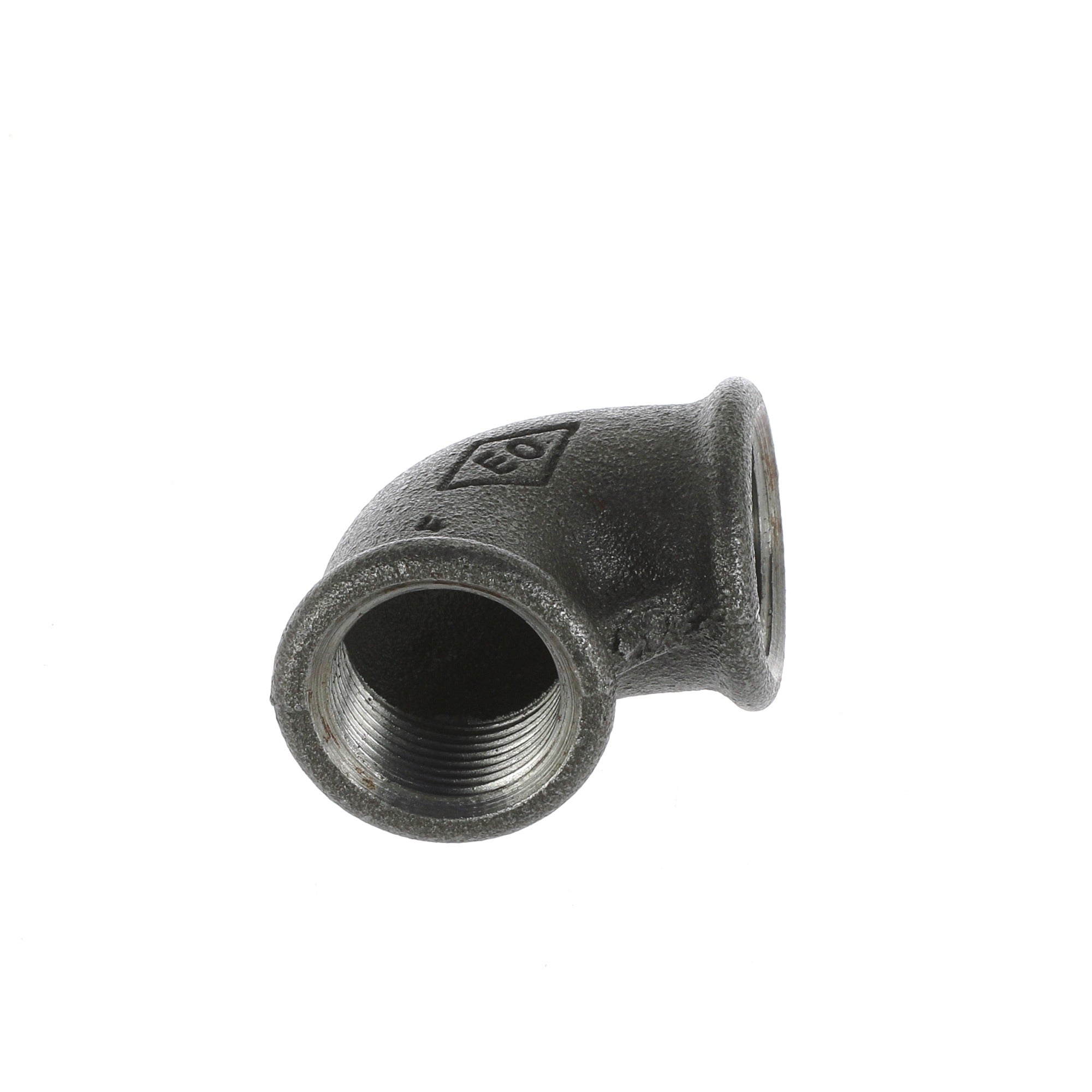 3/4 inch Black Iron 90 Degree Elbow F/F - BSP Gas Pipe Fitting for Commercial Catering