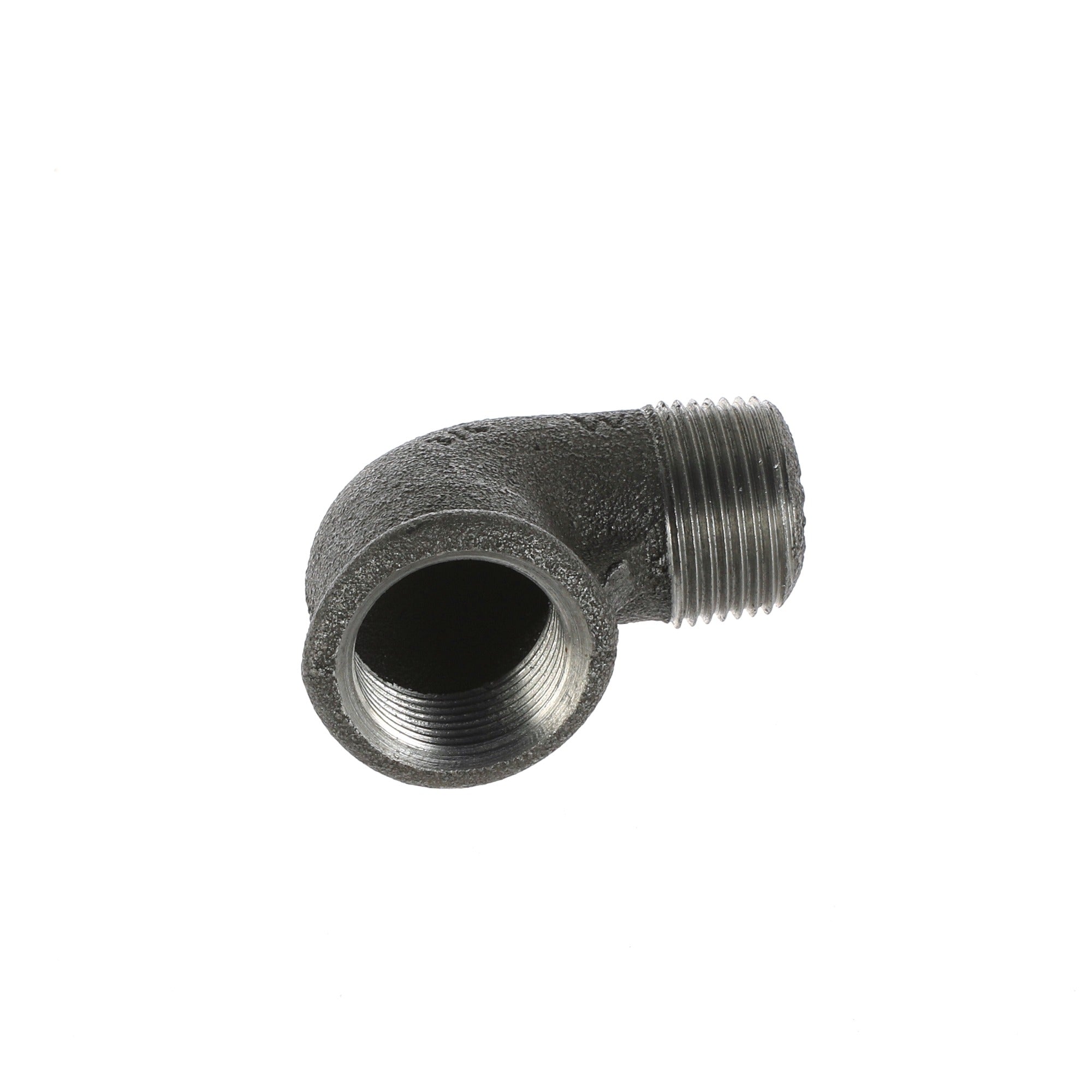 3/4 inch Black Iron 90 Degree Elbow M/F BSP Gas Pipe Fitting for Commercial Catering