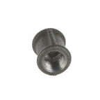 1/2 inch Black Iron Socket Coupler - BSP Gas Pipe Fitting for Commercial Catering