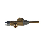 PEL 20S Gas Tap Safety Valve - PTVS-1040 shaft 40/15mm, flat above