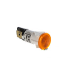 Amber Round Indicator Light 230V 12mm Panel Mount - Commercial Catering Equipment Spare