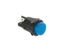 Blue Round Momentary Push Button 2 Pole 16A 250V 25mm - Commercial Catering Equipment Spare