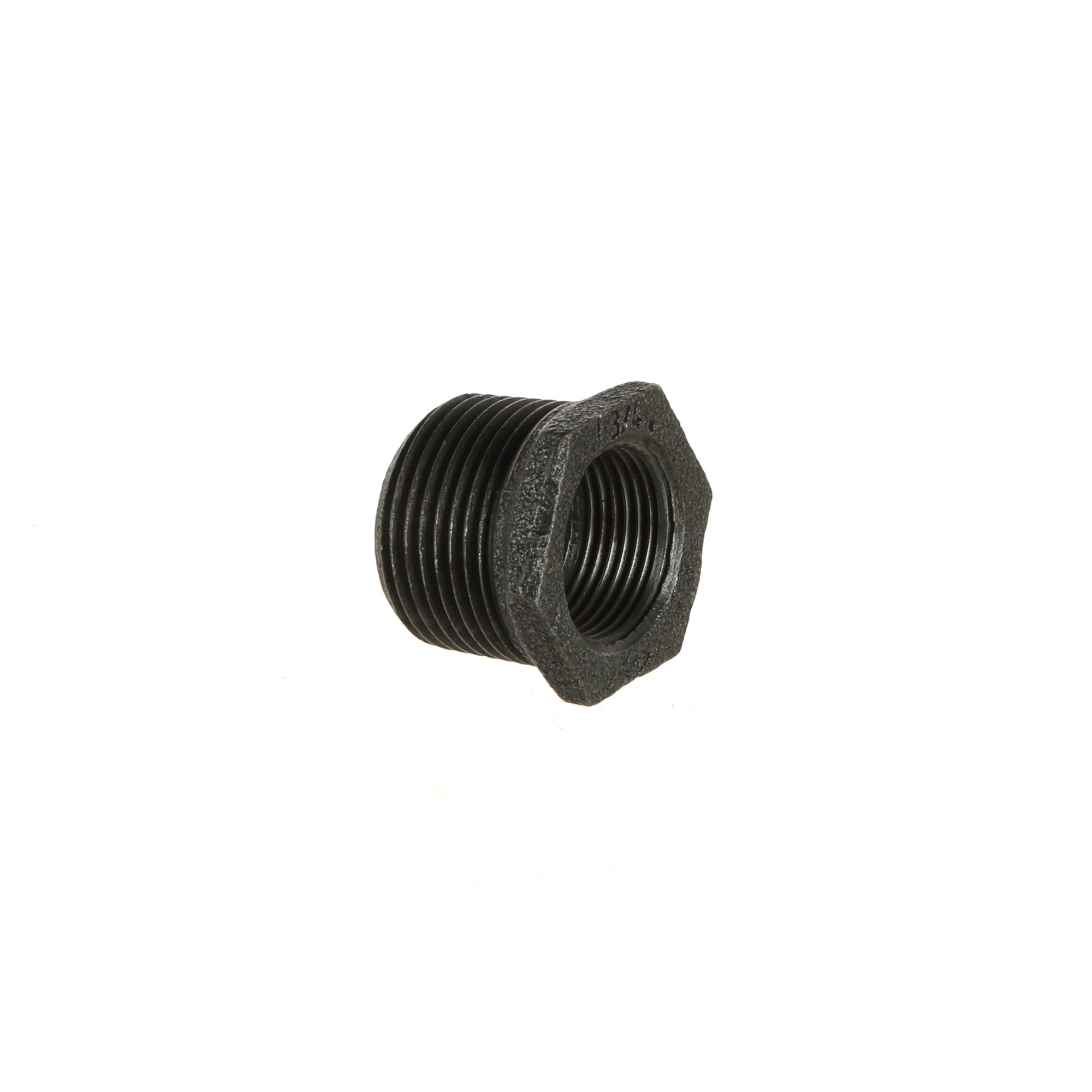 1 inch x 3/4 inch Black Iron Reducing Bush  BSP Gas Pipe Fitting for Commercial Catering