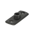 M10 Backplate - Black Iron Gas Pipe Clip Mounting Plate