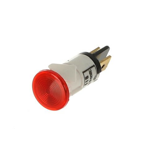 Red Round Indicator Light 230V 13mm Panel Mount - Commercial Catering Equipment Spare