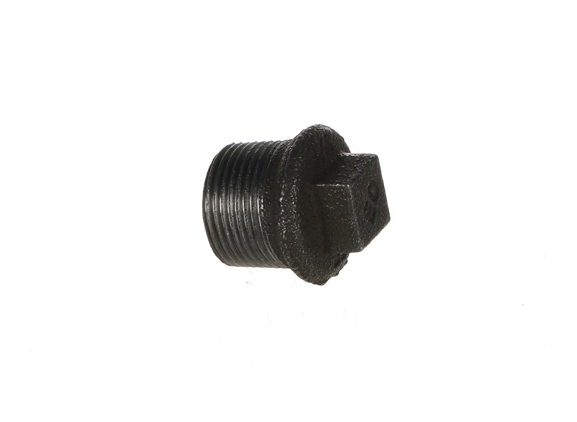 3/4 inch Black Iron Male Plug - BSP Gas Pipe Fitting for Commercial Catering