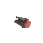 Red Round Latching Push Button 2 Pole 16A 250V 25mm - Commercial Catering Equipment Spare