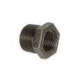 3/4 inch x 1/2 inch Black Iron Reducing Bush - BSP Gas Pipe Fitting for Commercial Catering