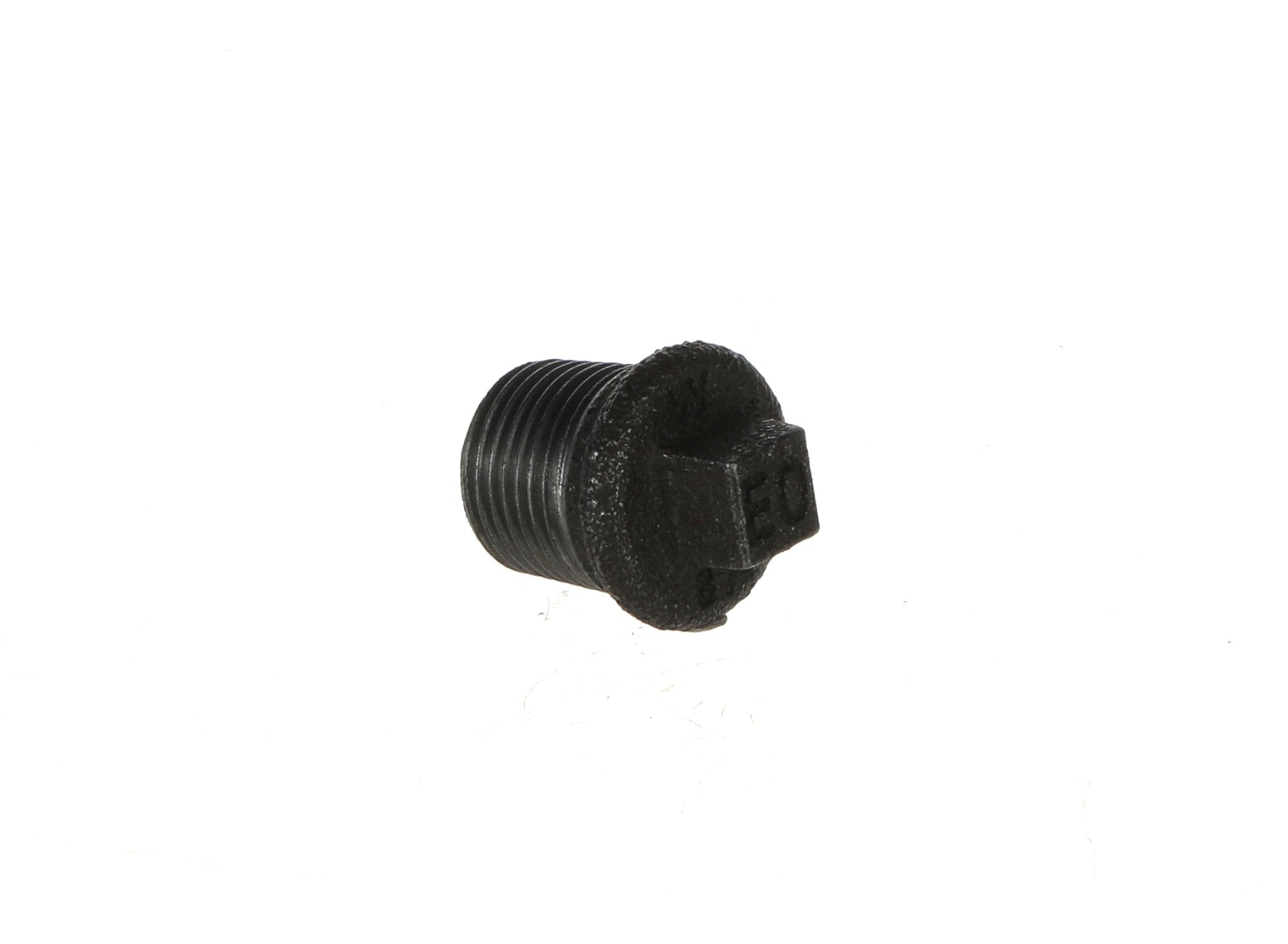 1/2 inch Black Iron Male Plug - BSP Gas Pipe Fitting for Commercial Catering