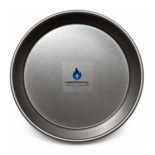 Deep pan pizza tray 15 inch mild steel 1.5 inch deep pizza pan