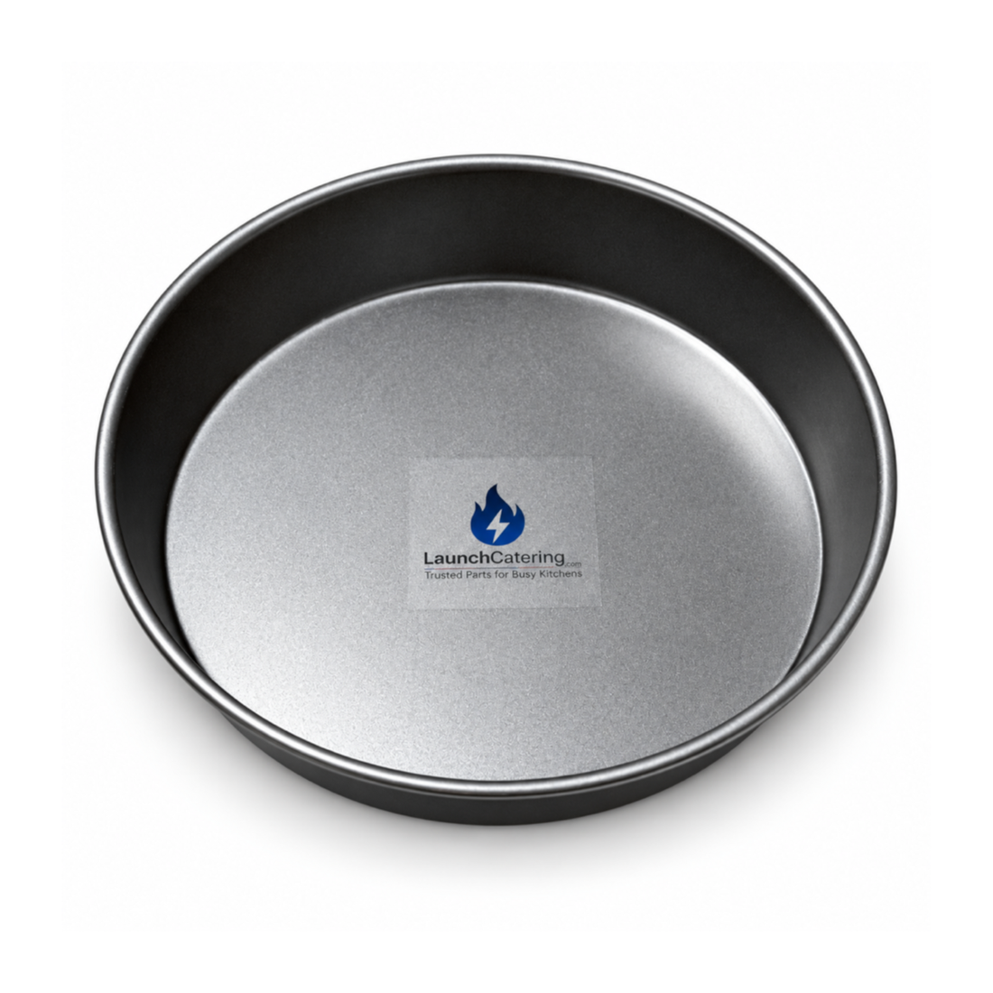 Deep pan pizza tray 14 inch mild steel 1.5 inch deep pizza pan