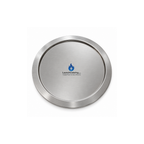 Pizza pan lid stainless steel locking lid for deep pan trays