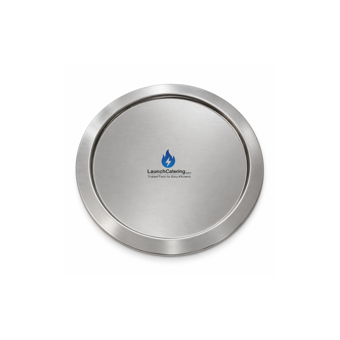 Pizza pan lid stainless steel locking lid for deep pan trays