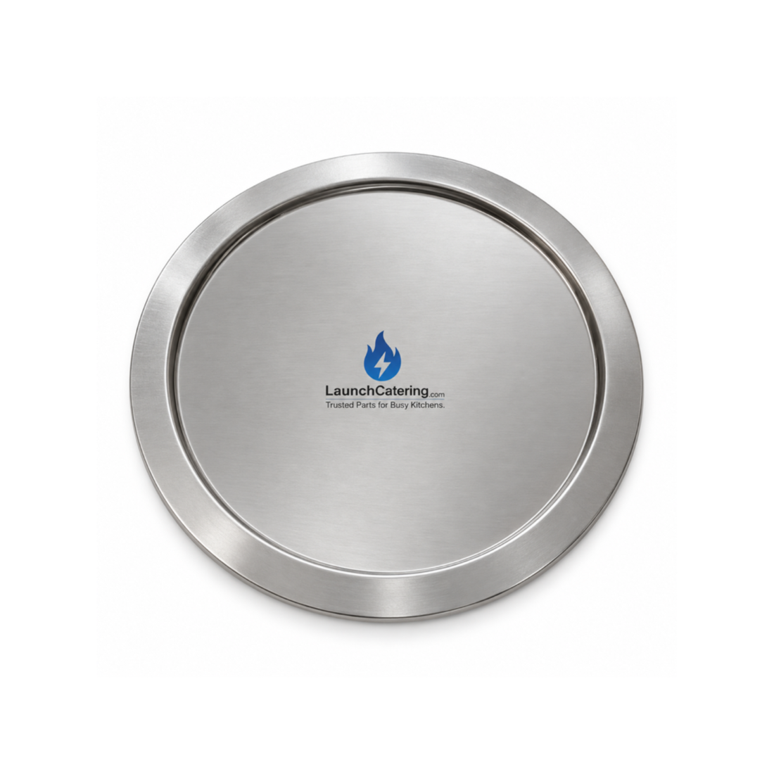 Pizza pan lid stainless steel locking lid for deep pan trays