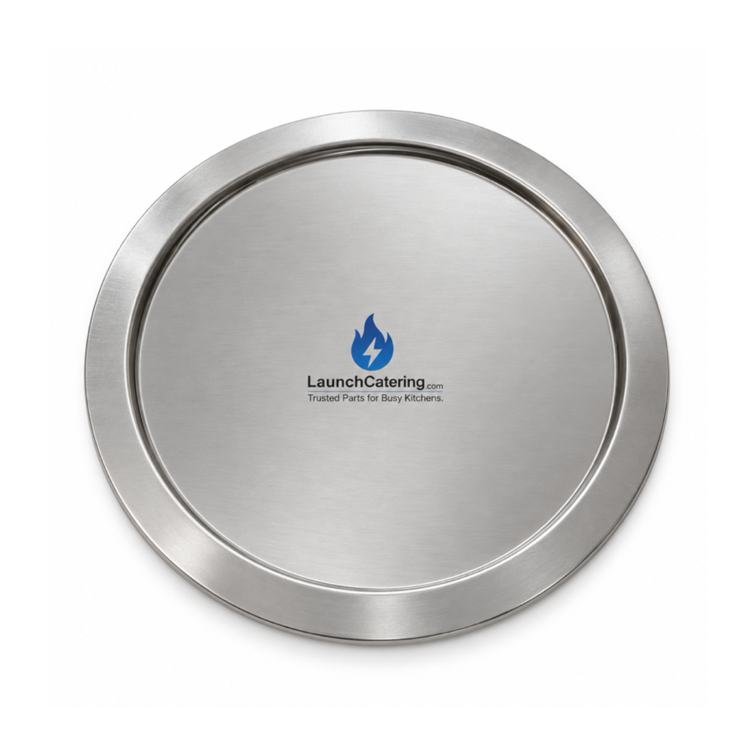 Pizza pan lid stainless steel locking lid for deep pan trays
