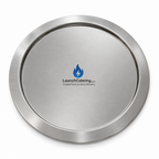 Pizza pan lid 16 inch stainless steel locking lid for pizza tray