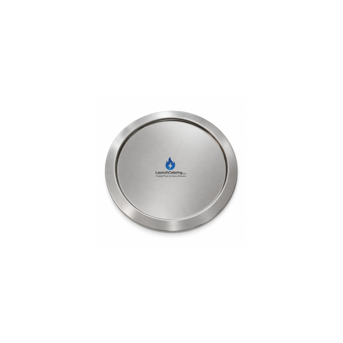 Pizza pan lid stainless steel locking lid for deep pan trays
