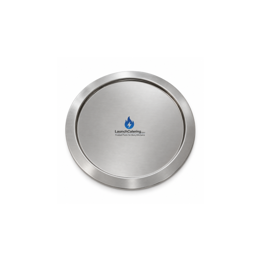 Pizza pan lid stainless steel locking lid for deep pan trays